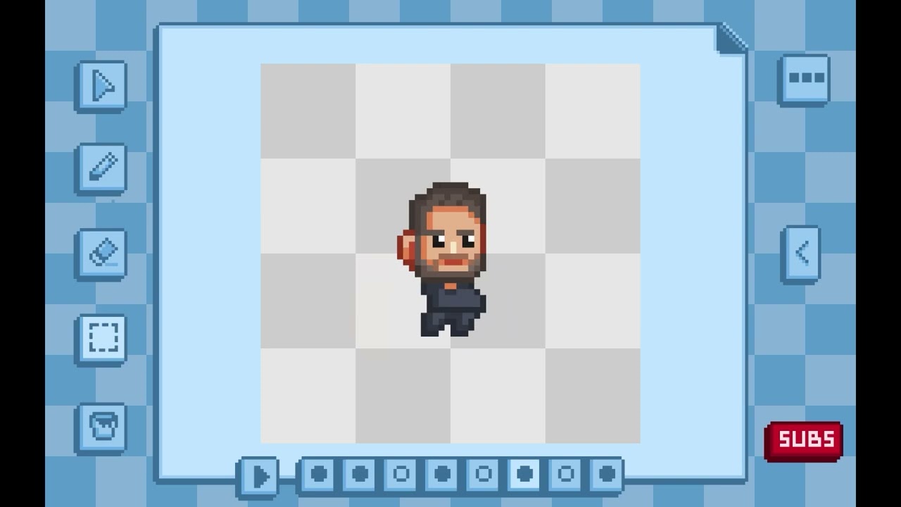 Keropi and Man #timelapse - #PixBob (#Pixel #Art by #BibBob)