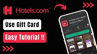 Hotels.com - How to Use Gift Card !