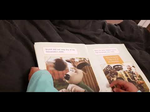 Reading book: Wallace and Gromit and the soccamatic