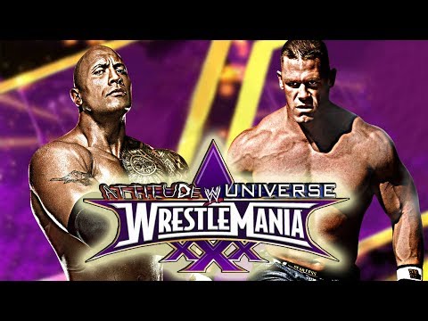 The Rock vs John Cena III W/Promo | Wrestlemania 30 Pt 15