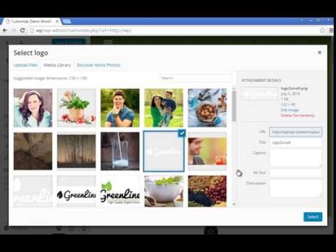 How to create a Header #2 in GreenLine Wordpress theme