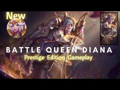 New Battle Queen Diana Skin "Prestige Edition" - PBE Full Gameplay