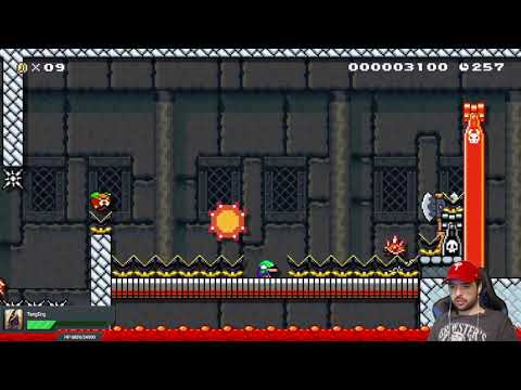 Mario Maker 2 Mean-Spirited Castle by Buflen
