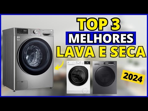 Top 3 MELHORES LAVA e SECA em 2024 Custo e Benefício. Qual é a melhor Lava e Seca do mercado?