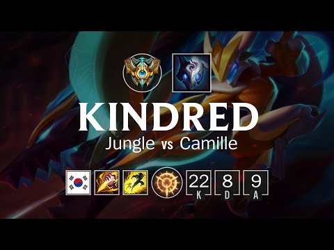 Kindred Jungle vs Camille - KR Challenger Patch 8.13