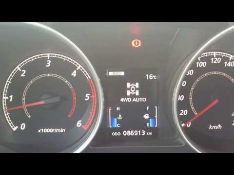 Mitsubishi ASX - 2WD 4WD LOCK - modes shown on car display -  RVR / Outlander Sport