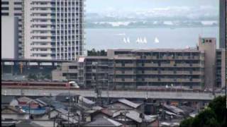 preview picture of video '「雷鳥」琵琶湖畔を駆ける～LTD Exp Raicho along Lake Biwa Coast'