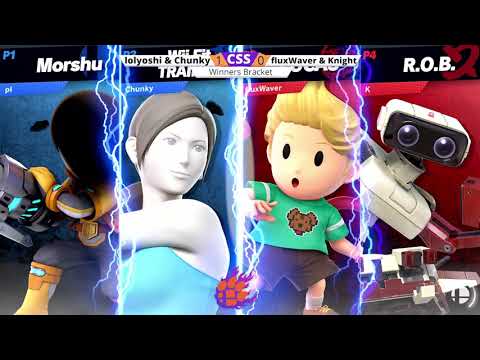 CSS 28 Doubles - W - lolyoshi & Chunky (Mii Gunner/WFT) vs. fluxWaver & Knight (Lucas/R.O.B.) - SSBU