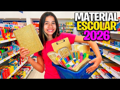 COMPREI TODO MEU MATERIAL ESCOLAR 2026