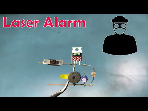How To Make Laser Security Alarm Using SCR