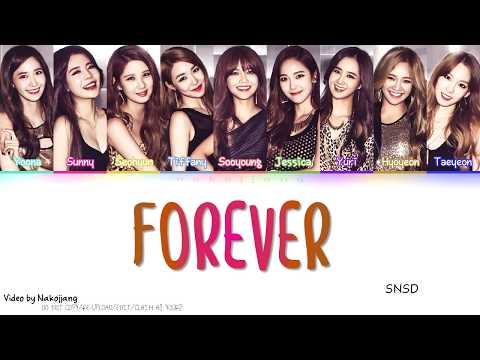 Girls' Generation/SNSD (소녀시대) - Forever (영원히 너와 꿈꾸고 싶다) (Color Coded Lyrics Eng/Rom/Han/가사)