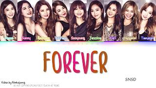 Girls&#39; Generation/SNSD (소녀시대) - Forever (영원히 너와 꿈꾸고 싶다) (Color Coded Lyrics Eng/Rom/Han/가사)