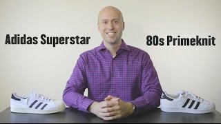 Adidas Superstar 80s Primeknit / Adidas Superstar comparison + Review + Unboxing + On Feet Mr Stoltz