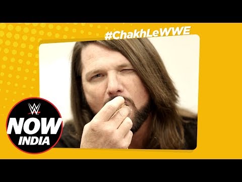 AJ Styles Eats Classic Indian Snacks! – Chakh Le WWE Ep.1: WWE Now India