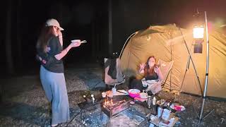 りえぺこちゃんと二泊三日のキャンプ二日目BBQ!!