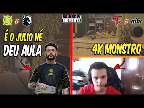 JULIO DESTRUINDO A LIQUID, RAZAH ZIKANDO A BD, 4K DO CYBER E MAIS - MELHORES MOMENTOS BR6 STAGE 2