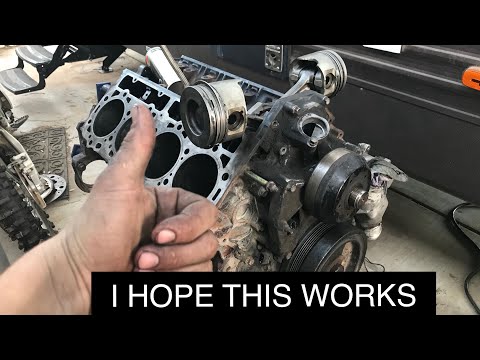 DURAMAX piston ring gapping, grinding and installation!