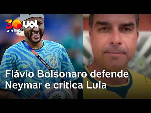 Flávio Bolsonaro defende Neymar e critica Lula após fala sobre ‘convocado home office’: ‘Gol contra’