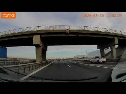 Highway Pitesti - Bucuresti via A1, e81, full video