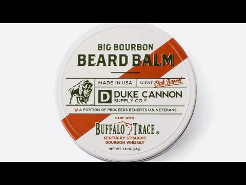 Duke Cannon Bourbon beard balm review