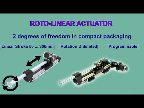 Linear and Rotary Motion in one actuator - www.intellidrives.com