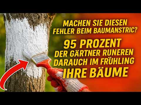 Are you making THIS mistake when painting trees? 95 percent of gardeners ruin their trees this sp...