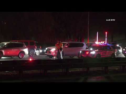 Pedestrian Fatally Struck / Grand Central Parkway, Queens NYC 4K 1.23.22