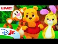 LIVE 24 HOURS Playtime With Winnie The Pooh Friends Music Games Adventures Disneyjr