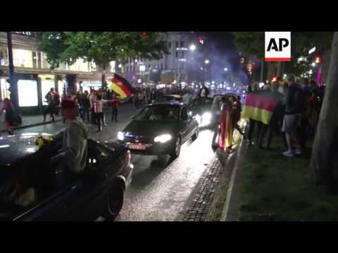Berlin erupts with joy as Germany win the World Cup for first time since 1990