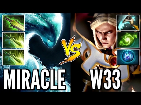 Miracle vs w33 | Morphling vs Invoker | Highlights — Dota 2