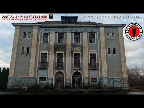DOSTALIŚMY OSTRZEŻENIE! OPRÓCZ DAMIANA BYŁ KTOŚ JESZCZE?! Opuszczone Kino Uciecha w Czeladzi