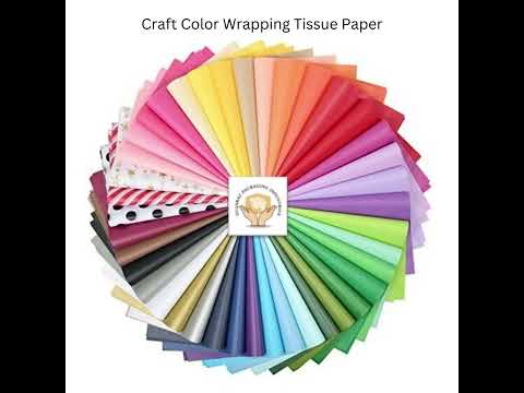 Craft Color Wrapping Tissue Paper
