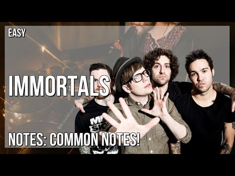 How to play Immortals by Fall Out Boy on Tin Whistle (Tutorial)