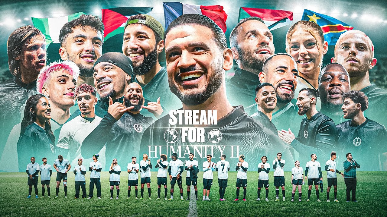 STREAM FOR HUMANITY 2, MATCH CARITATIF ft SQUEEZIE, ORELSAN, MICHOU, INOXTAG, COCOTTEE, SDM, PFUT..