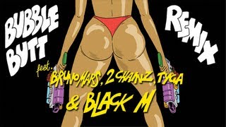 Major Lazer - Bubble Butt (Remix) (feat. Bruno Mars, 2 Chainz, Tyga &amp; Black M) (Official Audio)