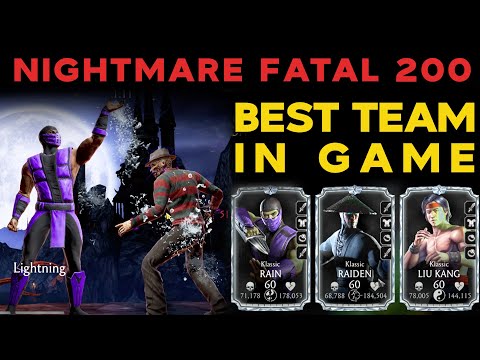 Klassic Team VS Nightmare Fatal Tower 200 | MK Mobile | 2nd Run