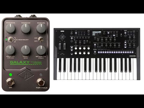 The Universal Audio Galaxy 74 is the best Roland RE-201 Space Echo in a pedal ever ! (synth demo)