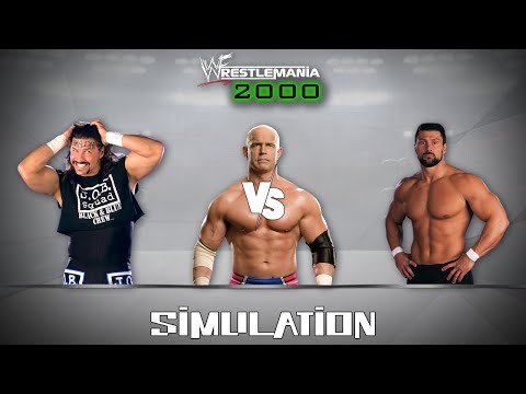 WWF WrestleMania 2000 (1999) - Al Snow vs Hardcore Holly vs Steve Blackman [Match Simulation]