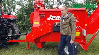 Jeantil PR2000 vontatott bálabontó szalmafúvó