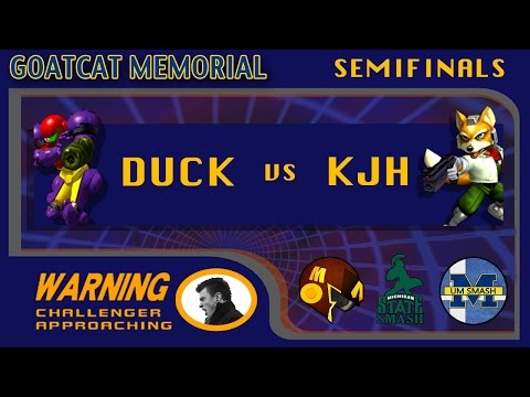 Goatcat Memorial Singles - Duck (Samus) vs KJH (Fox) Semifinals