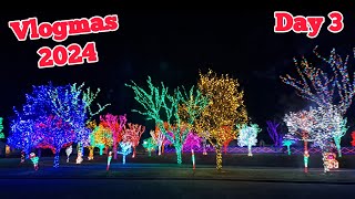 Vlogmas Day 3 Christmas Lights Synchronized to Music Advent Calendar Surprise Unboxing