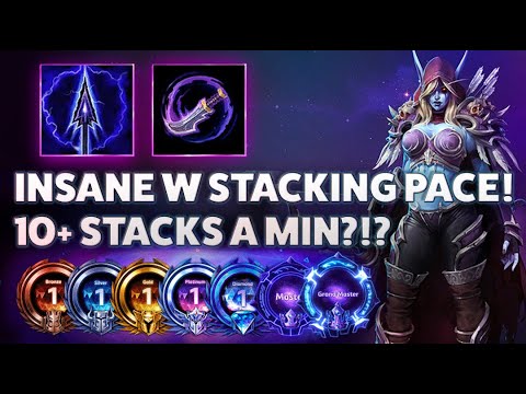 Sylvanas Arrow - INSANE W STACKING PACE! 10+ STACKS A MIN?!? - B2GM Season 7(Silver 2)