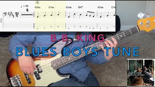 Blues Boys Tune - B.B. King | Bass Guitar Cover (With Tab)