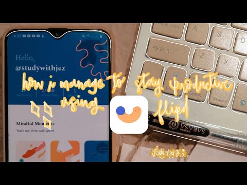 how i stay productive using flipd app (study vlog #3)