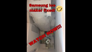 Samsung ice maker frozen shut 2020 — Easy Fix Permanently