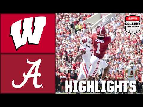 Wisconsin Badgers vs. Alabama Crimson Tide | Full Game Highlights | ESPN College Football