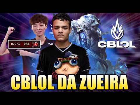 PAIN TILTANDO PARANG E ZHONYAS DO CARIOK - CBLOL DA ZUEIRA