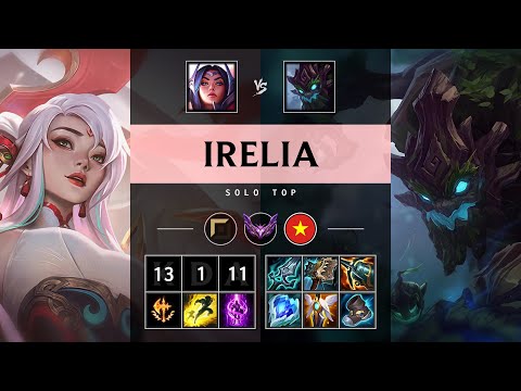 Irelia Top vs Maokai: Triple Kill, Legendary - VN Master Patch 14.24