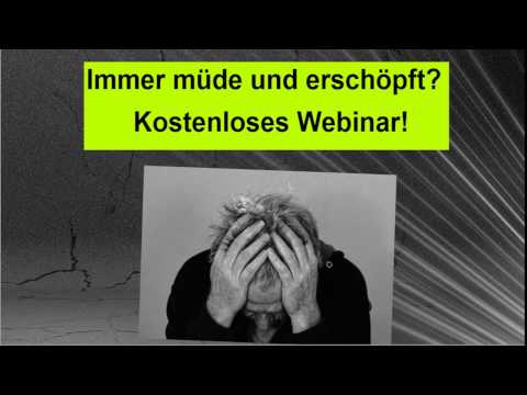 Kostenloses Webinar - Nebennierenschwäche und Burnout - Vitality