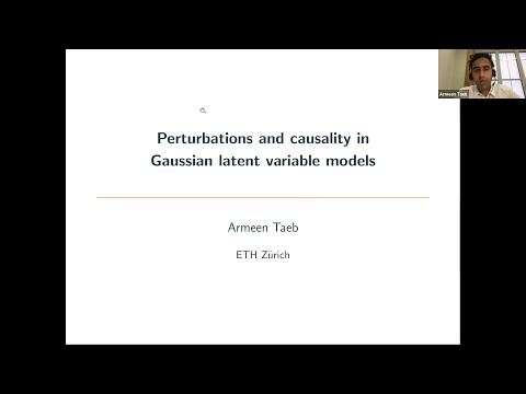 Armeen Taeb: Perturbations and causality in Gaussian latent variable models